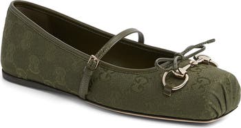 Horsebit Mary Jane Ballet Flat