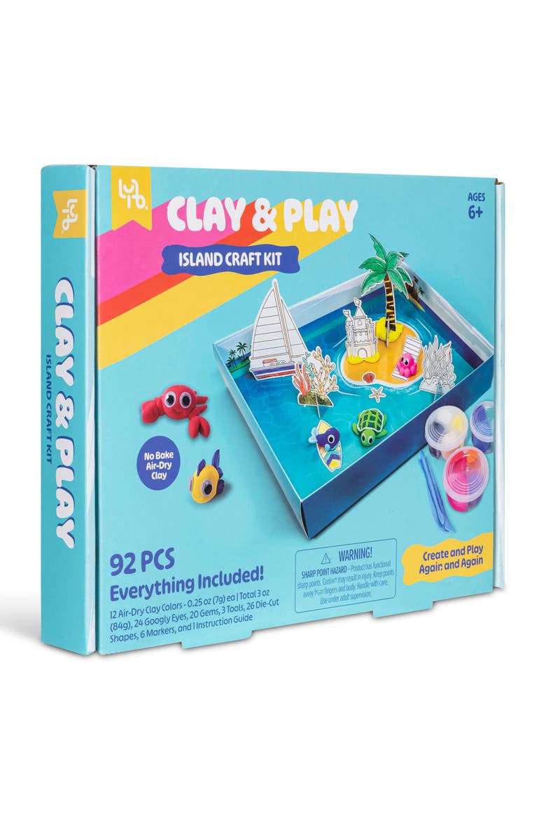 Island Adventure Craft Kit 92Pcs, Alternate, color, Multicolored