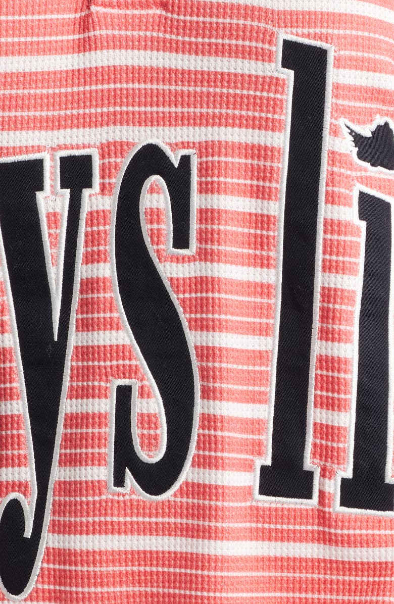 BOYS LIE Sweet As Candy Stripe Cotton Blend Crewneck Top, Alternate, color, Red Multi