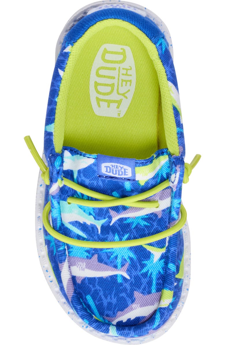 Hey Dude Kids' Wally T Shark Attack Slip-On, Alternate, color,