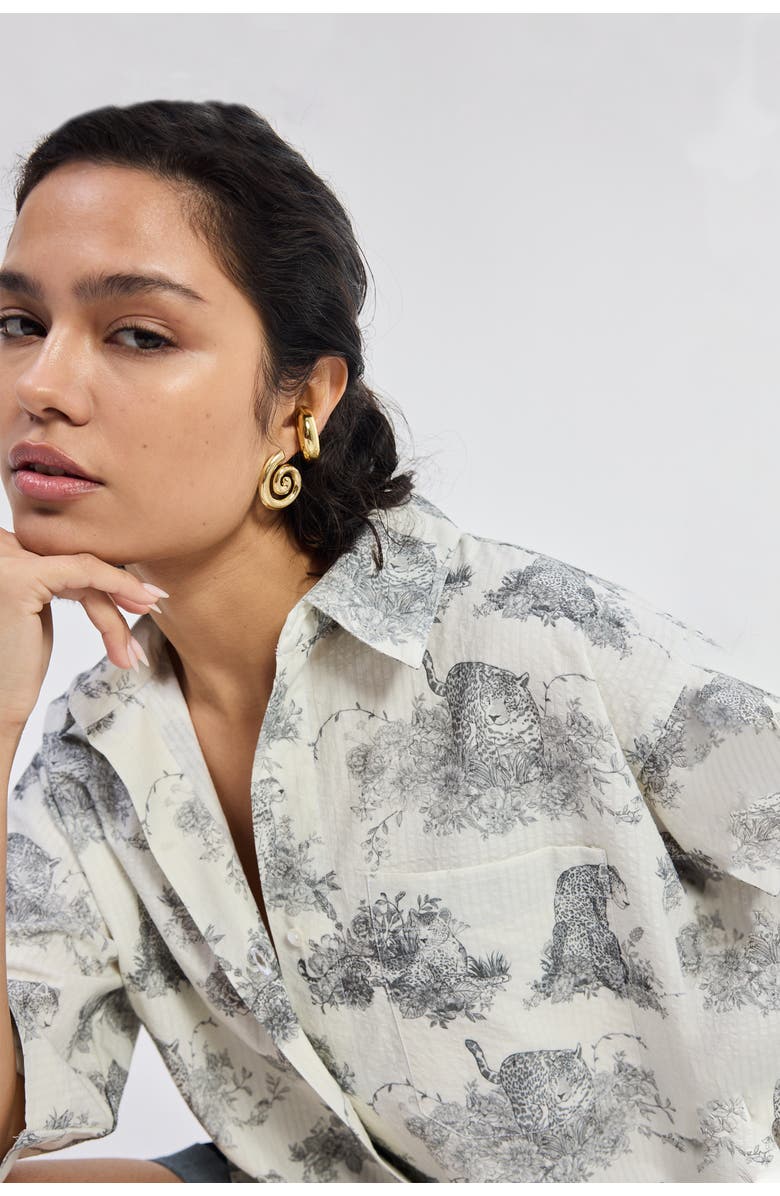 Reistor Oversized High-Low Shirt, Alternate, color, Light Green