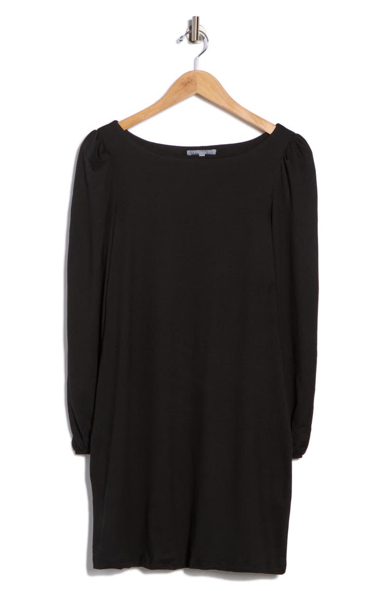 Tart Sylvie Long Sleeve Shift Dress, Alternate, color, Black