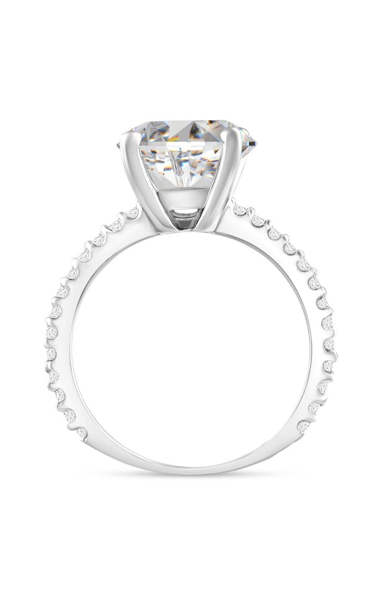 Bliss Diamond 3 Carat Diamond Engagement Solitaire Ring 14K Gold Lab Grown Round Cut, Alternate, color,