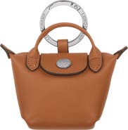 Longchamp Le Pliage Xtra Leather AirPod Bag Charm