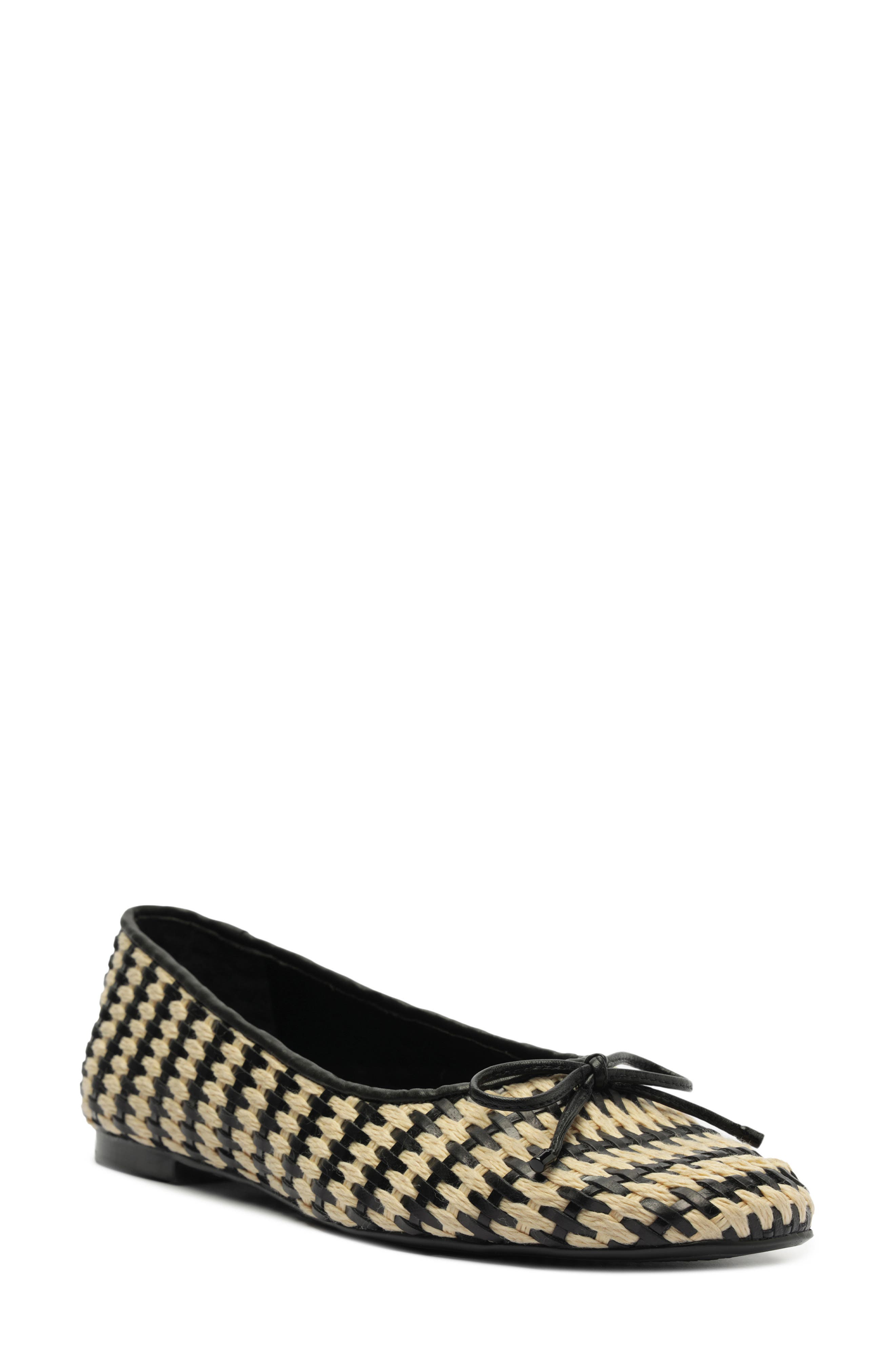 Schutz Arissa Woven Ballet Flat, Main, color, 