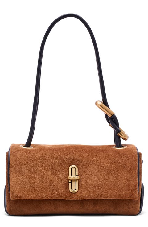 The Mini Dual Suede Shoulder Bag