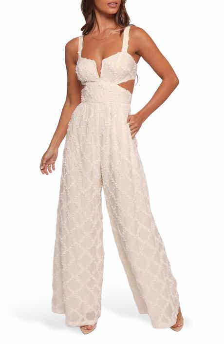 Petal & Pup Avella Cutout Wide Leg Jumpsuit