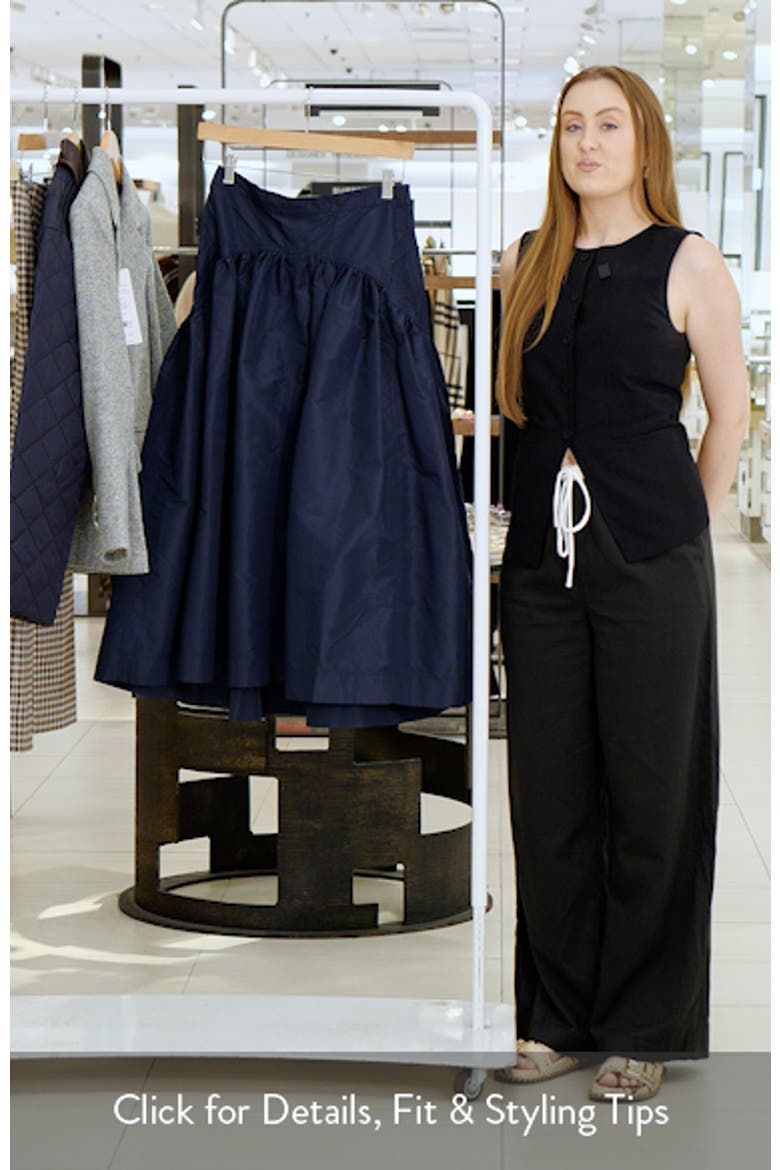 Delilah A-Line Midi Skirt video