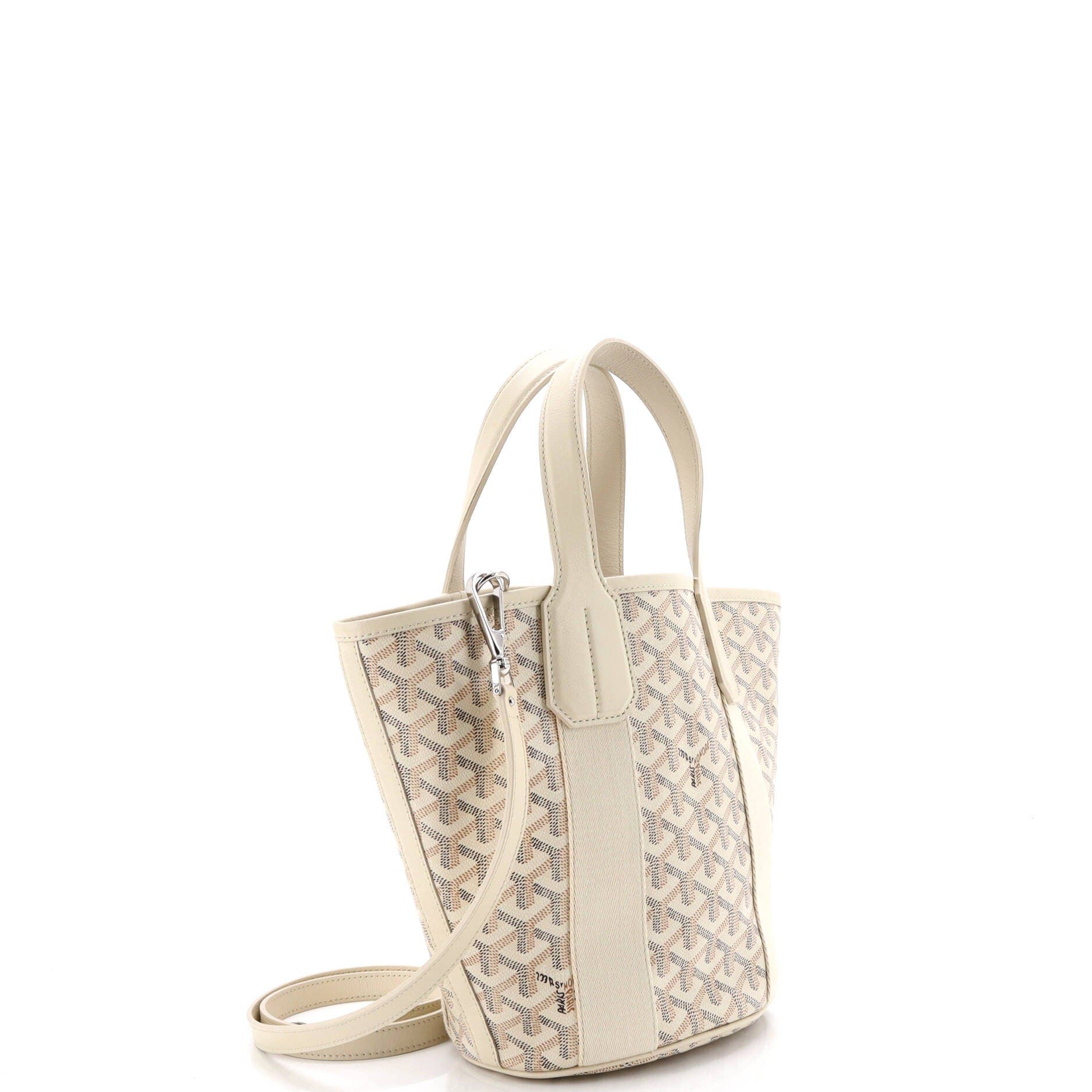 Pre-Owned Goyard Belharra Tote Coated Canvas PM, Alternate, color, Neutral