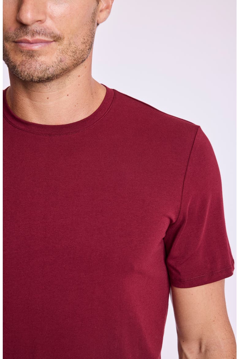 Lucas Crewneck T-Shirt, Alternate, color, WINE