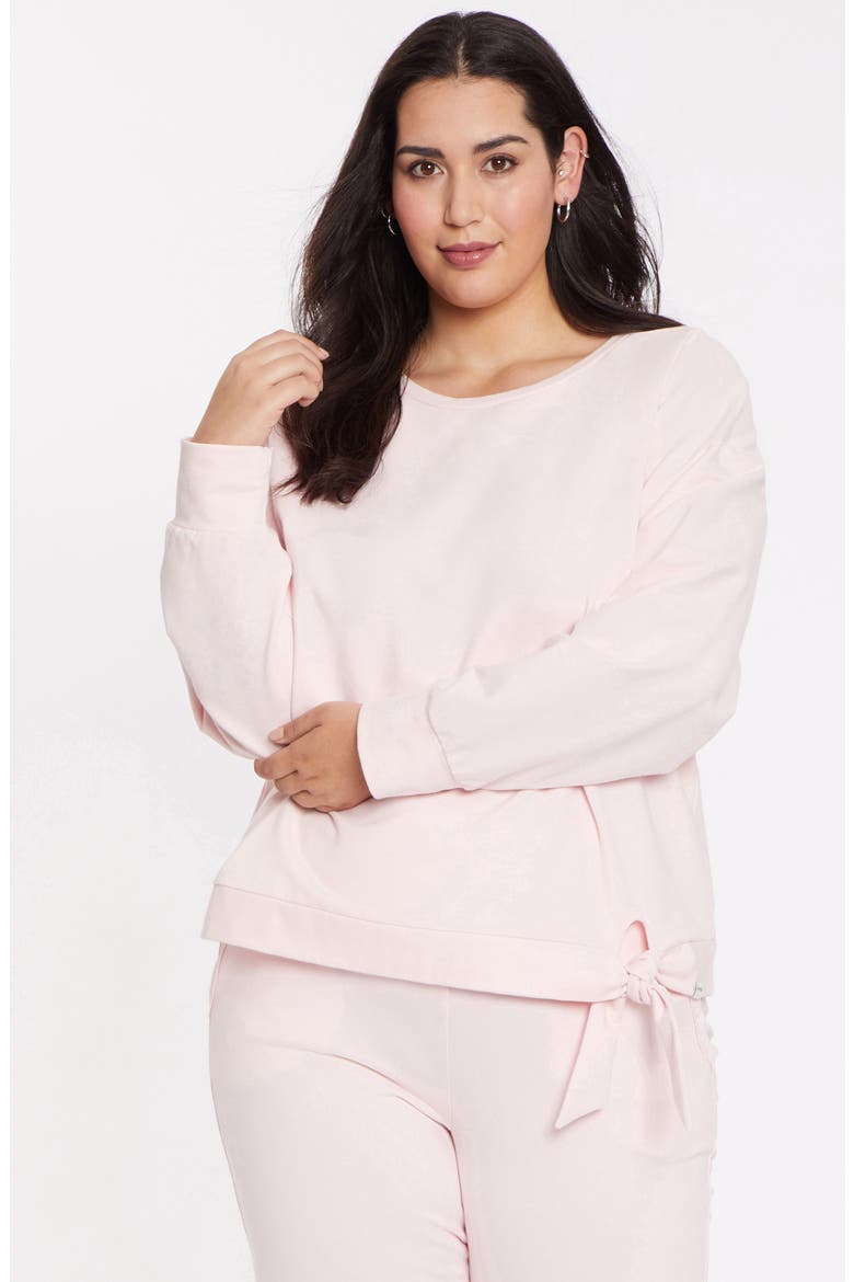 Tie Sweatshirt, Alternate, color, CARNATION