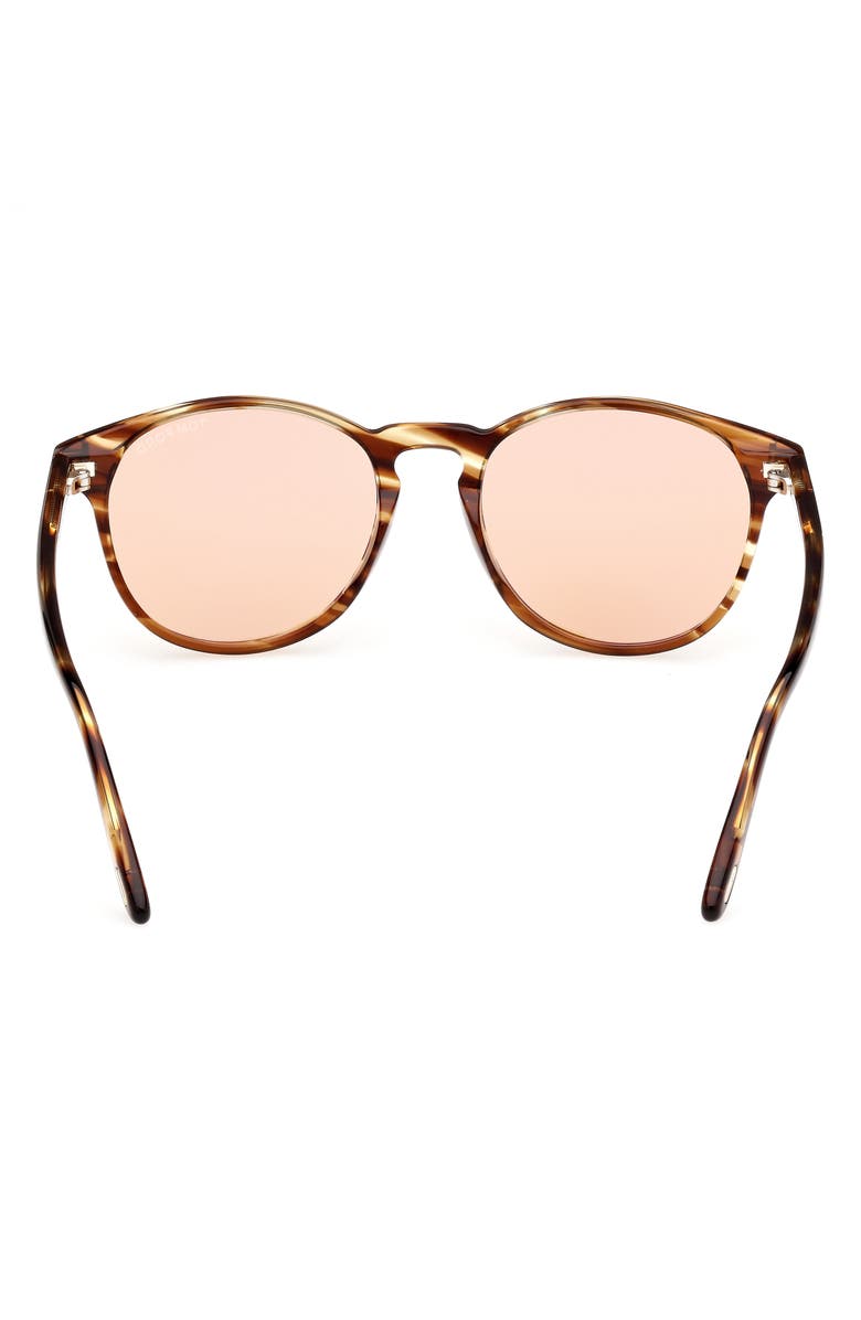 TOM FORD 53mm Round Sunglasses, Alternate, color,