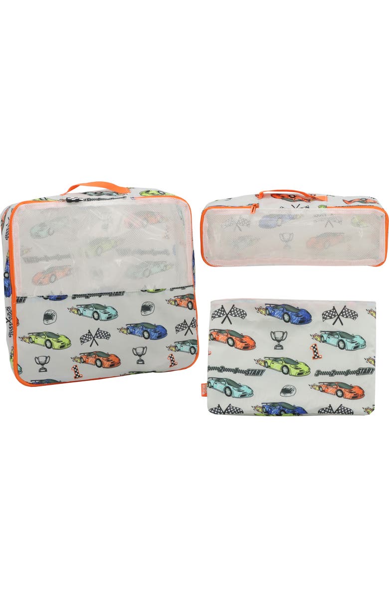 MYTAGALONGS Kids' Set of 3 Mini Packing Bags, Alternate, color, Grey