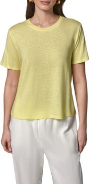 Donna Karan New York Linen Blend T-Shirt