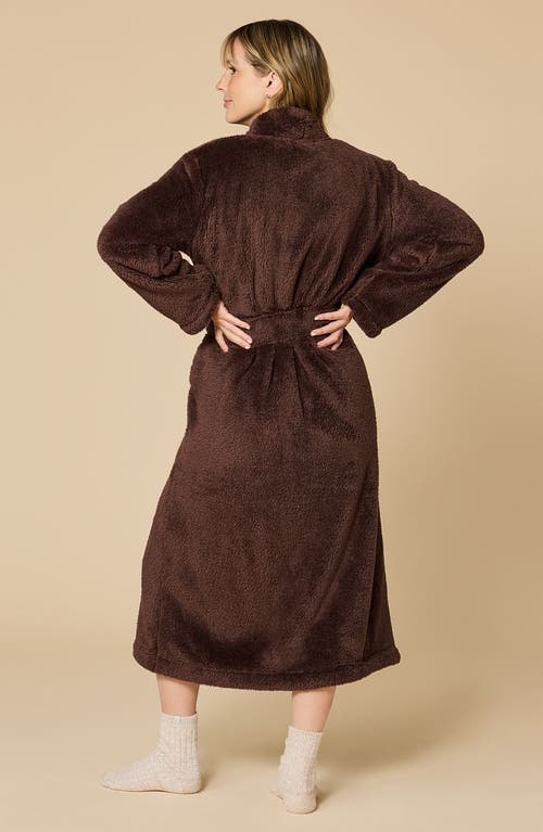 Softies Dreamplush Wrap Robe In Brown