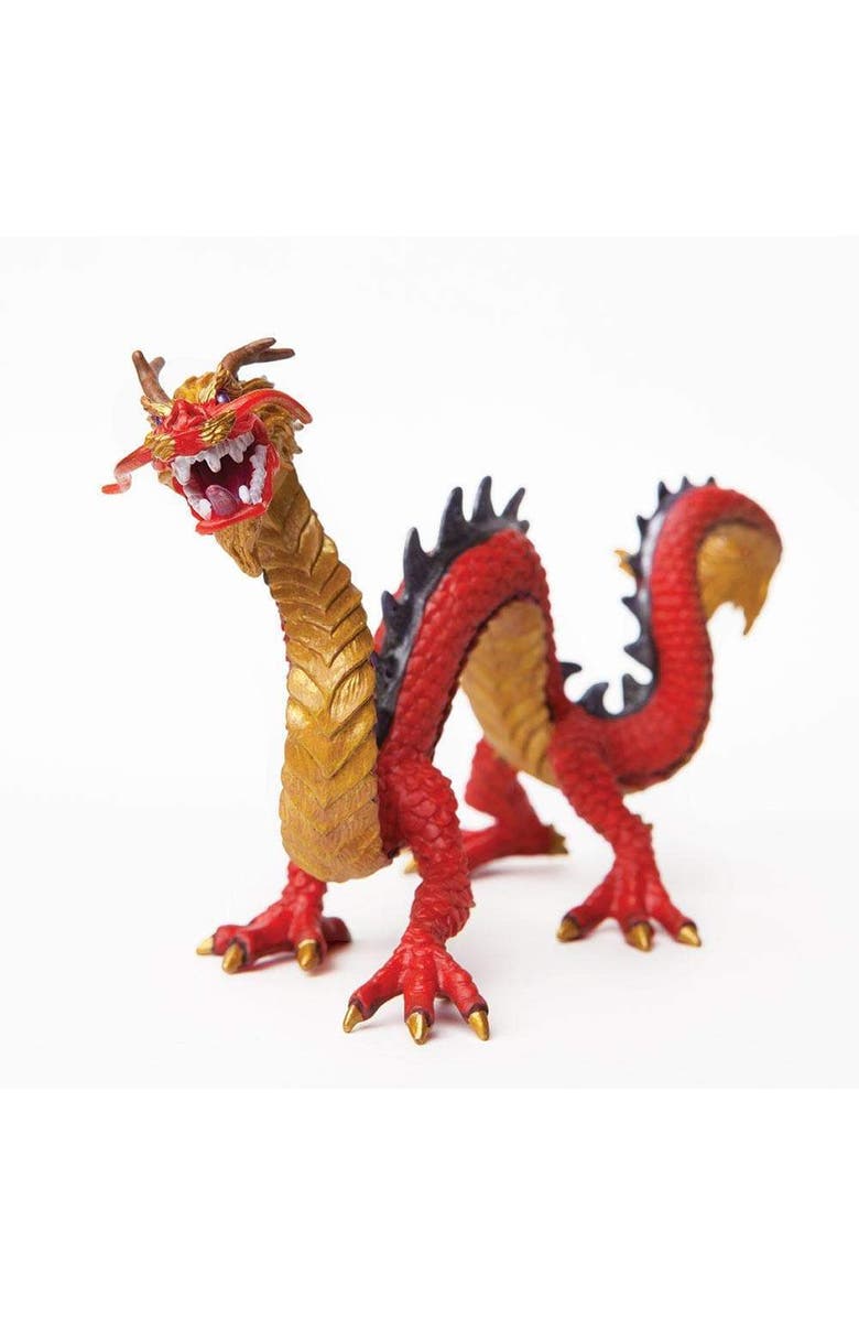 Safari Ltd. Horned Chinese Dragon Toy, Alternate, color, NO COLOR