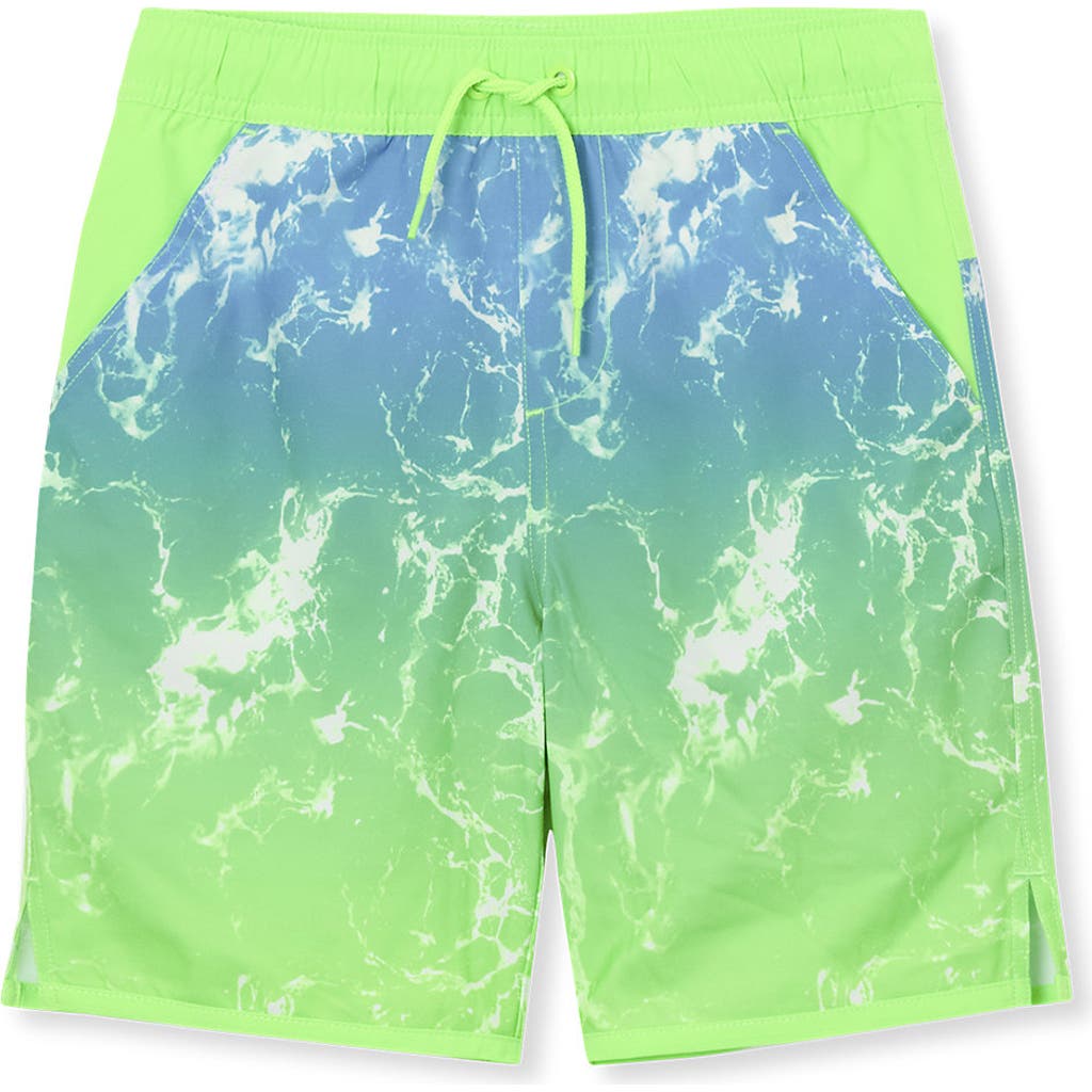 LANDS' END LANDS' END BOYS STRETCH HYDROLINER SPORT SWIM TRUNK