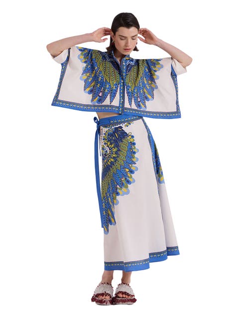 Sarong Skirt Chakra Placée Multicolor