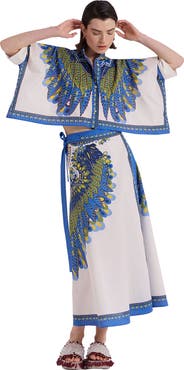La DoubleJ Sarong Skirt Chakra Placée Multicolor