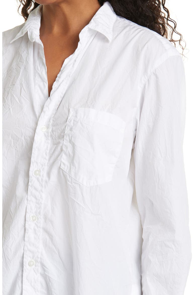 Joedy Crinkle Cotton Button-Up Shirt, Alternate, color, WHITE CRINKLE SUPERFINE