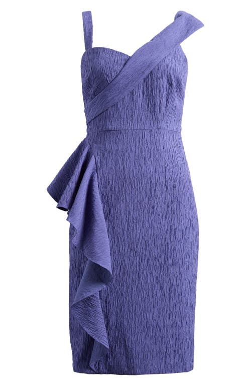 Js Collections Aerith Asymmetric Cocktail Dress In Azure