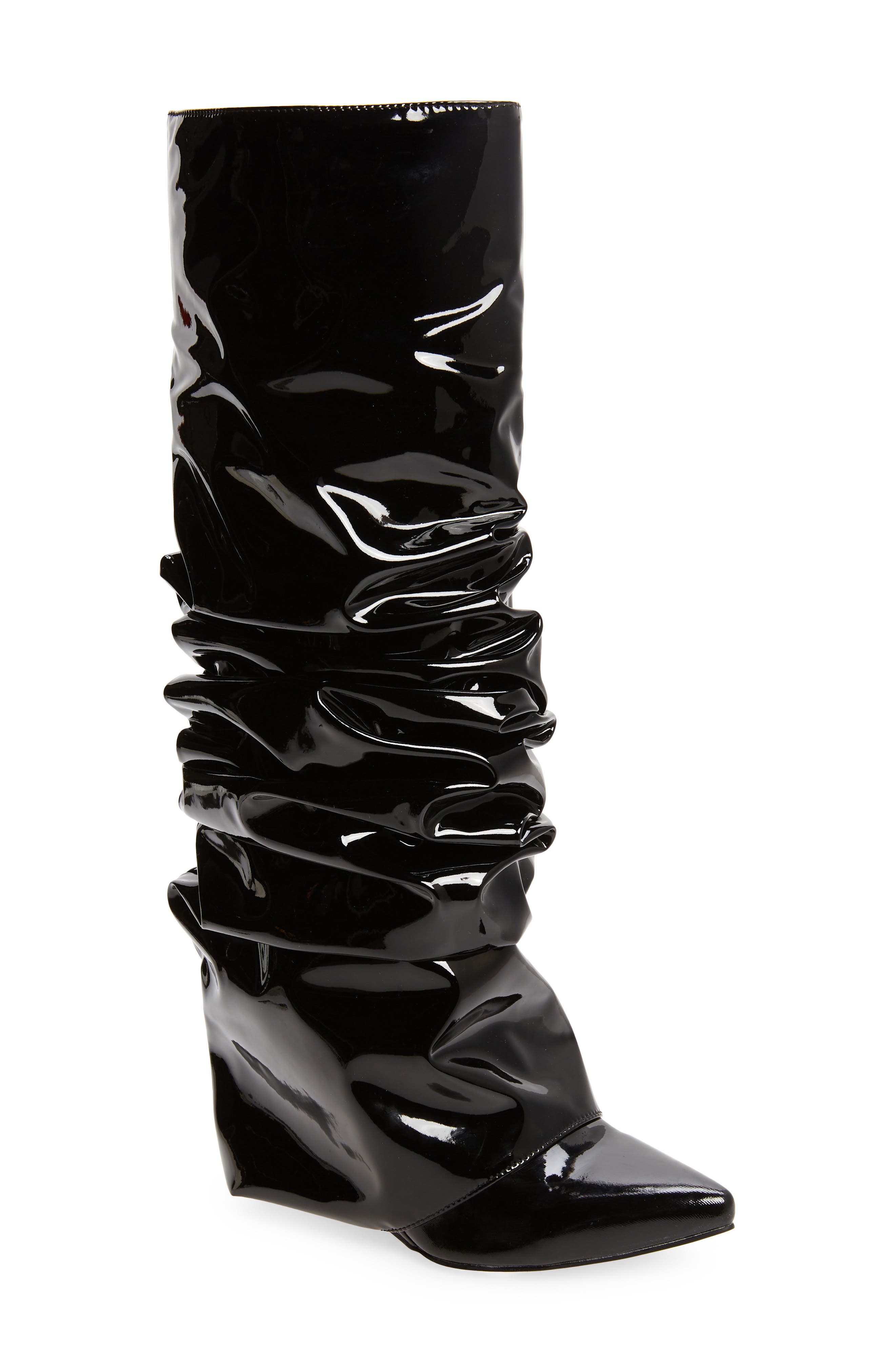 Sif Slouchy Knee High Boot, Main, color, BLACK