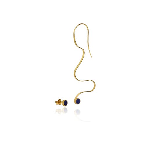 Turquoise Mountain Nimroz Earrings In Gold