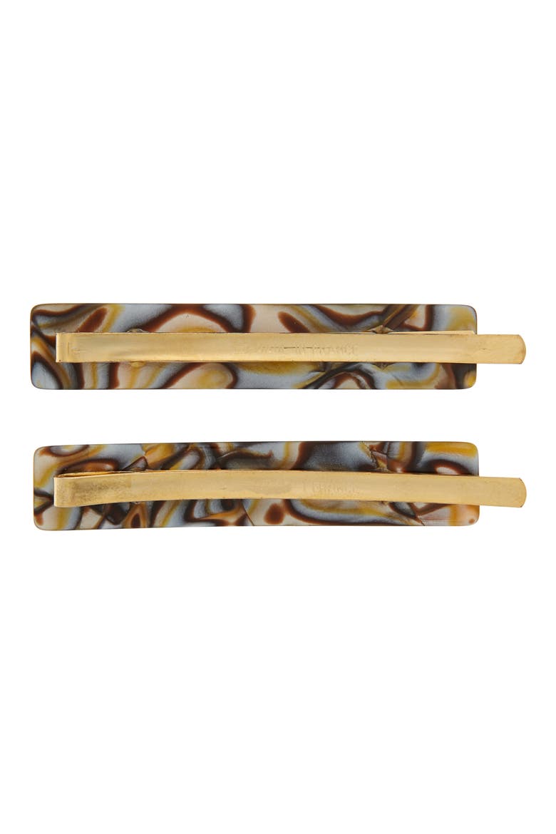 L. Erickson 'Floral Rhapsody' Bobby Pins, Alternate, color, ONYX