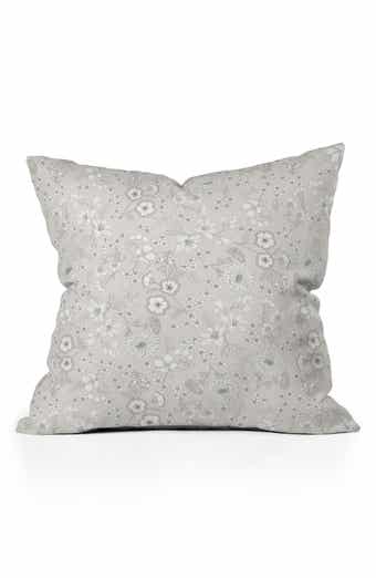 Audrey Floral Throw Pillow
