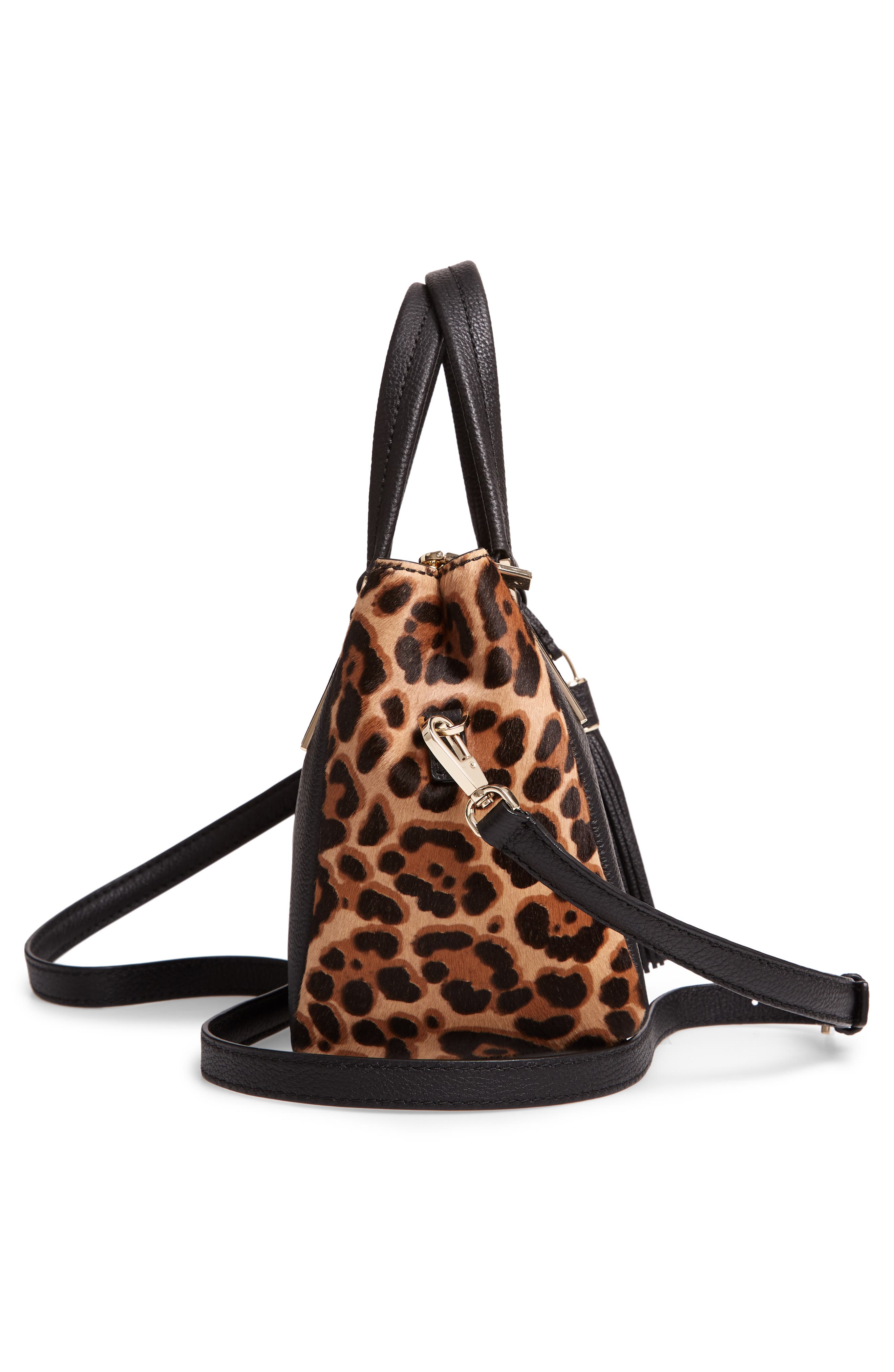 Kate Spade New York small kingston drive - alena genuine calf hair & leather satchel, Alternate, color, 