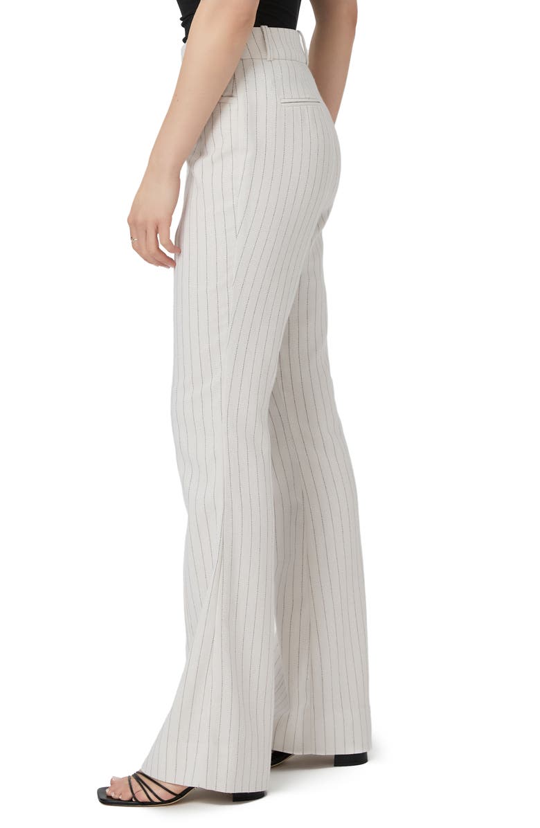 PAIGE Hampshire Pinstripe Pants, Alternate, color, Travertine Multi