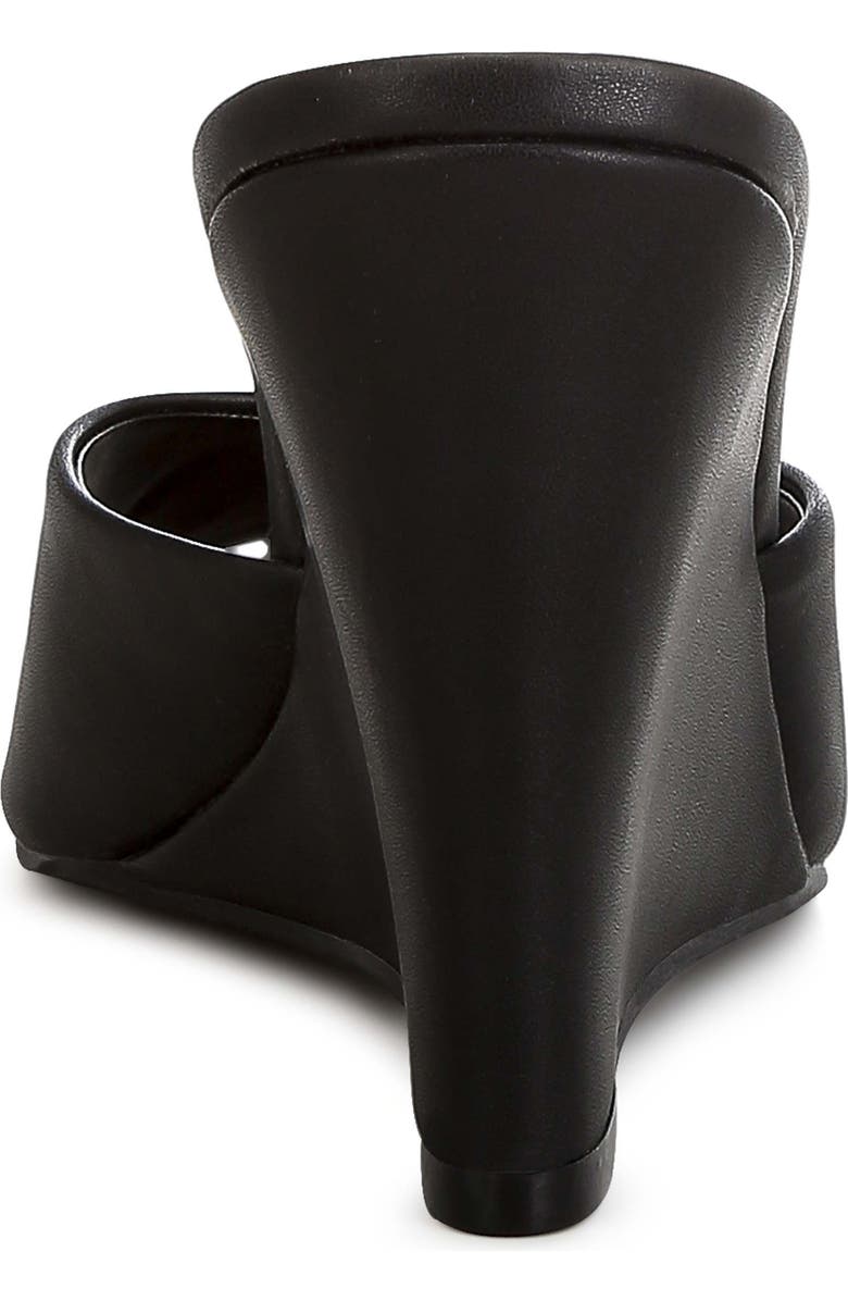 LONDON RAG Shiloy Wedge Slide Sandal, Alternate, color, Black