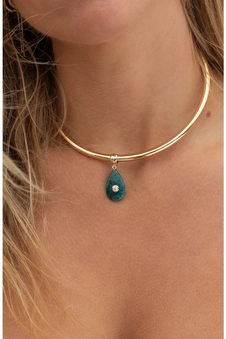 Bardot Bail Charm, Alternate, color, APATITE