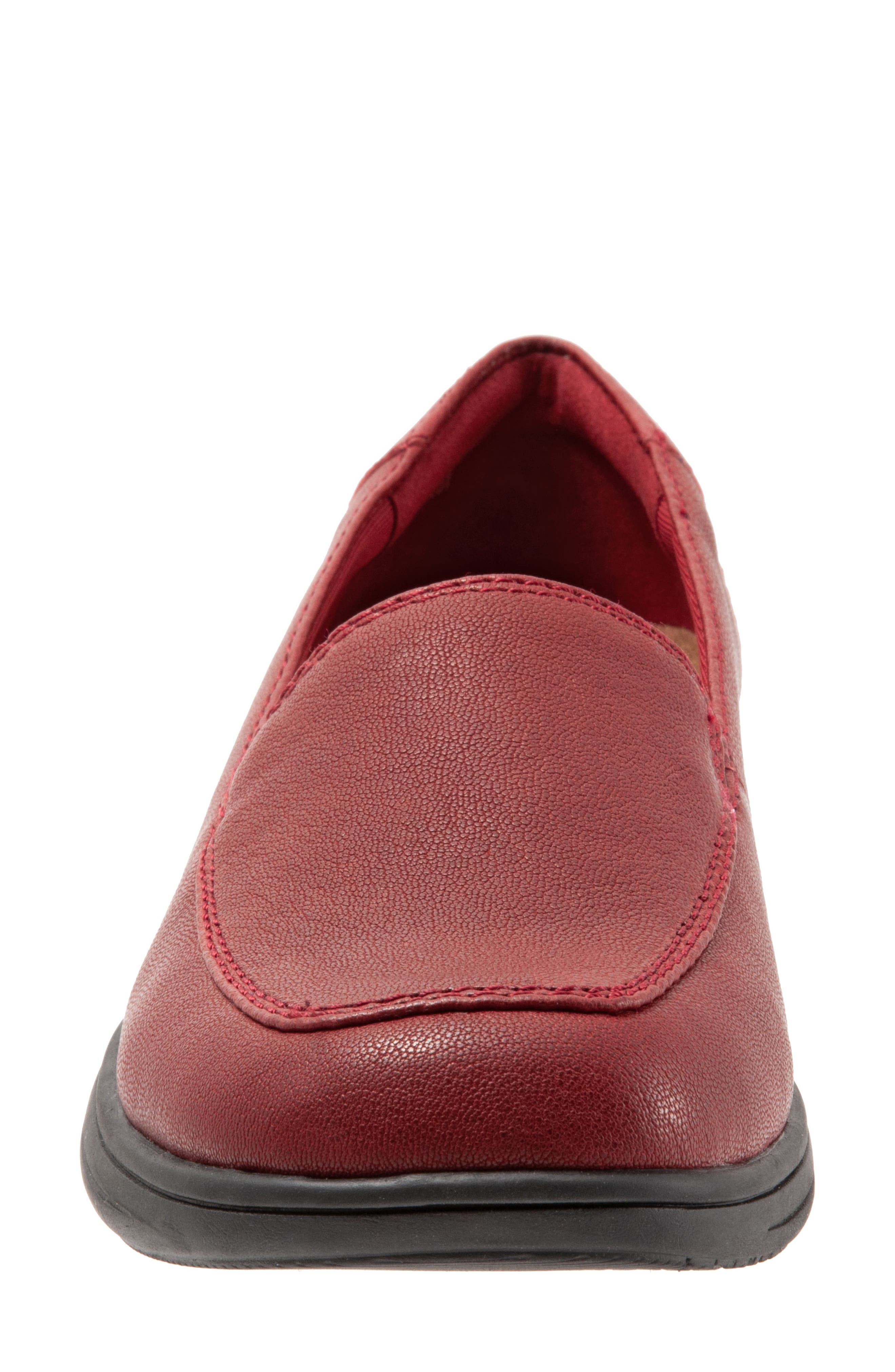 Jacob Loafer, Alternate, color, DARK RED LEATHER