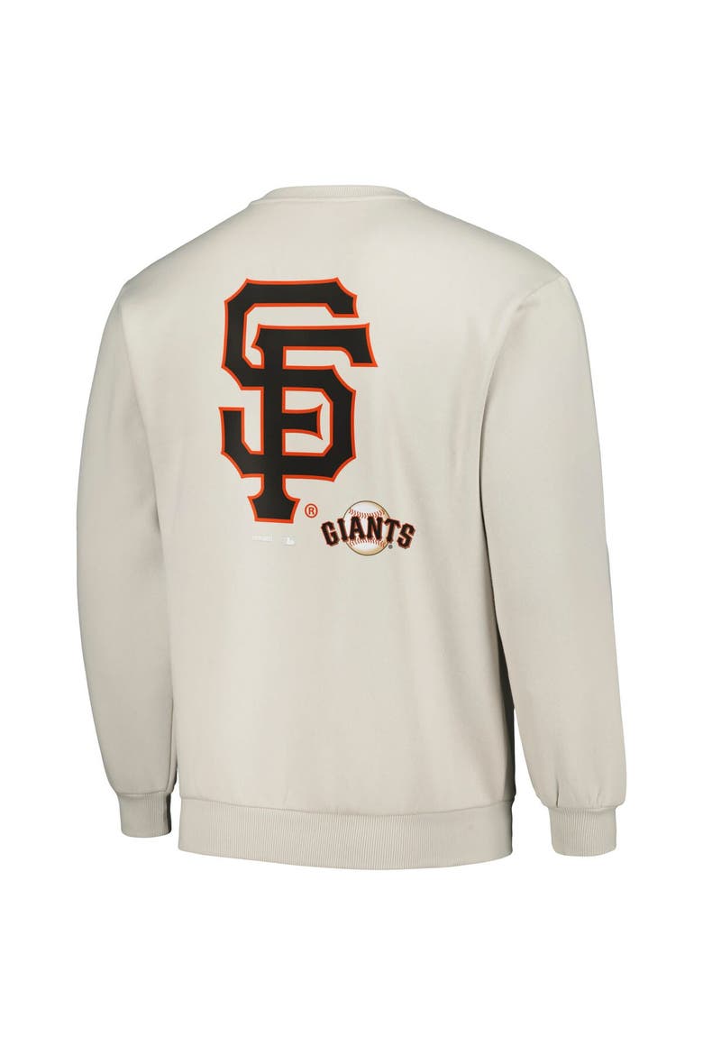 Men's PLEASURES Gray San Francisco Giants Ballpark Pullover Sweatshirt, Alternate, color, Gray