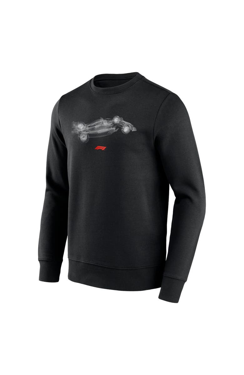 FANATICS Men's Fanatics Branded Black Formula 1 Merchandise Perspective Pullover Sweatshirt, Alternate, color, 