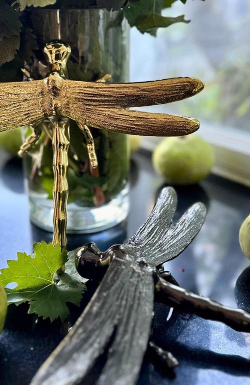 Lunares Dragonfly In Gold