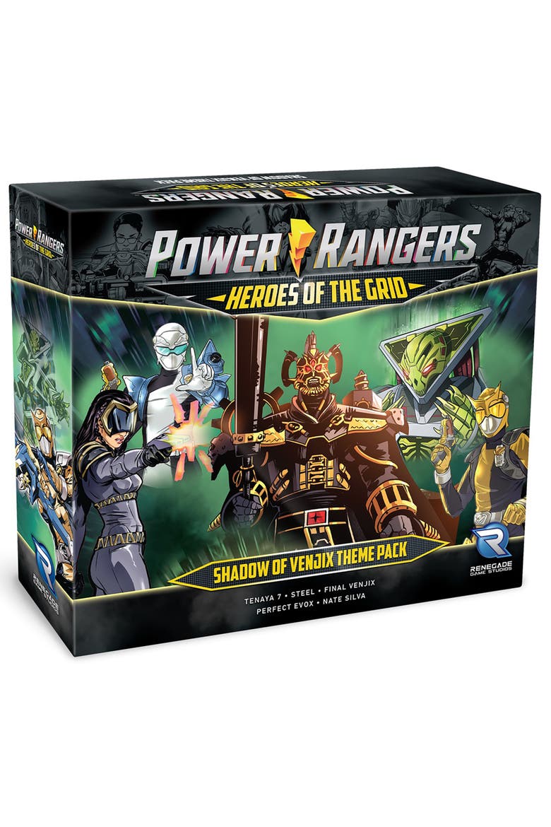 Power Rangers Heroes of The Grid Shadow of Venjix Theme Pack Expansion RPG, Main, color, Multicolored