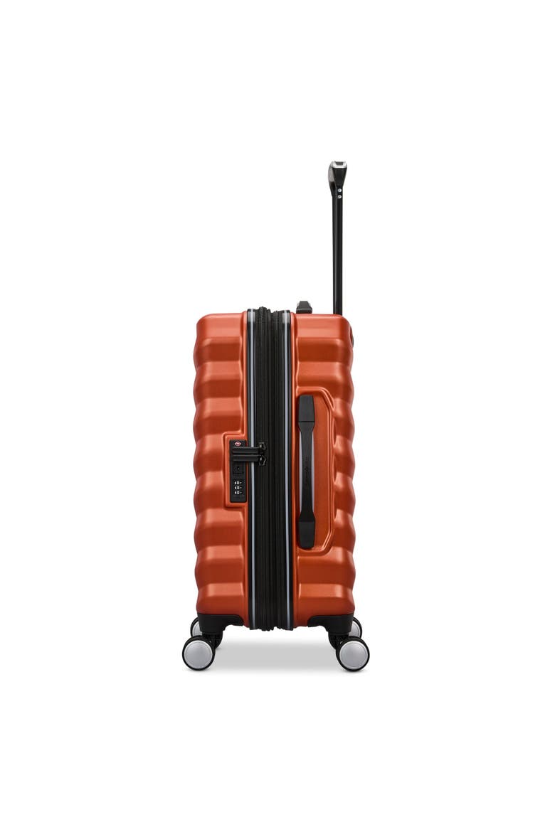 Element Hardside Expandable 20" Carry On Spinner Luggage, Alternate, color, Copper Orange