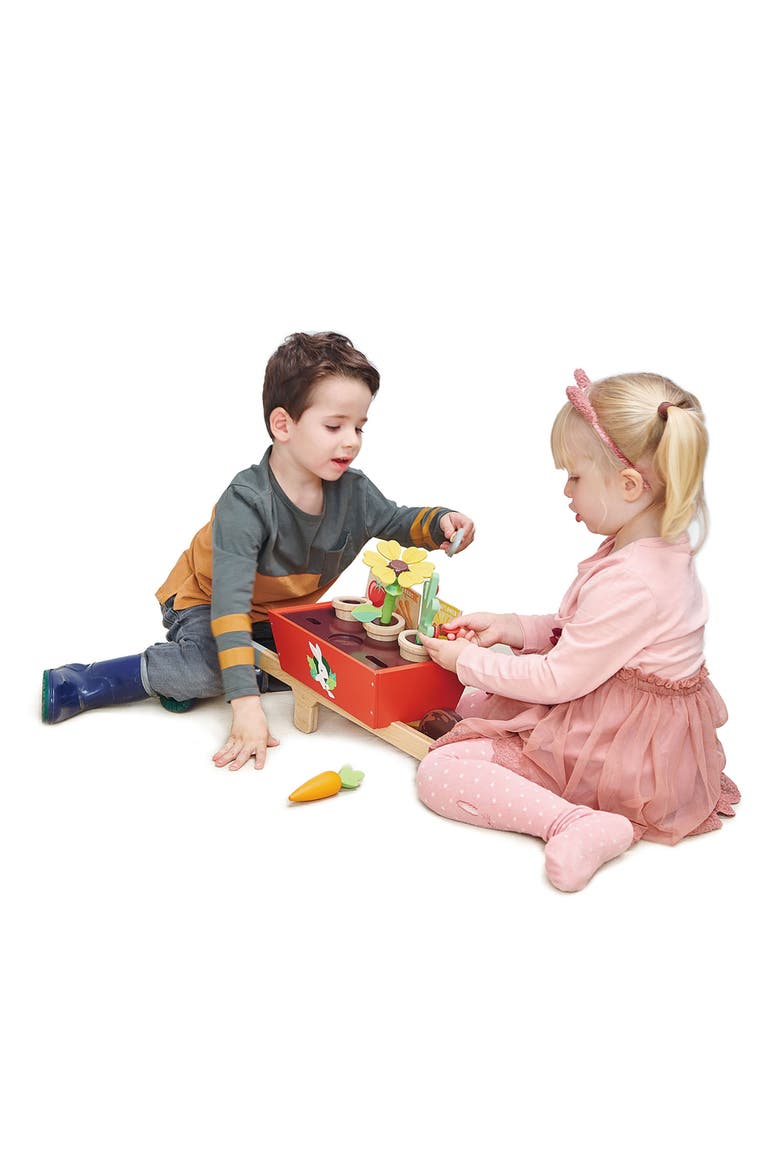 Garden Wheelbarrow Playset, Alternate, color, RED