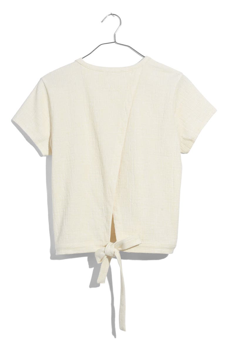 Verse Tie Back Top, Alternate, color, BLEACHED LINEN