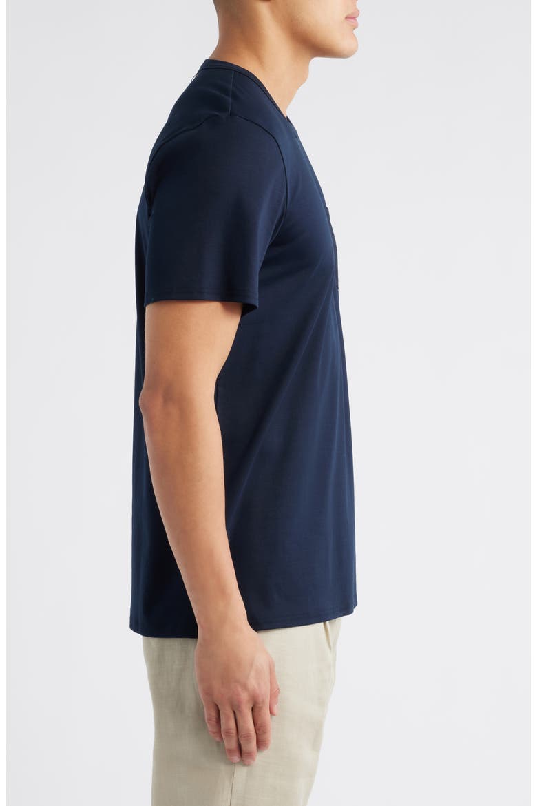 Solid Reworked Slim Fit T-Shirt, Alternate, color, NAVY
