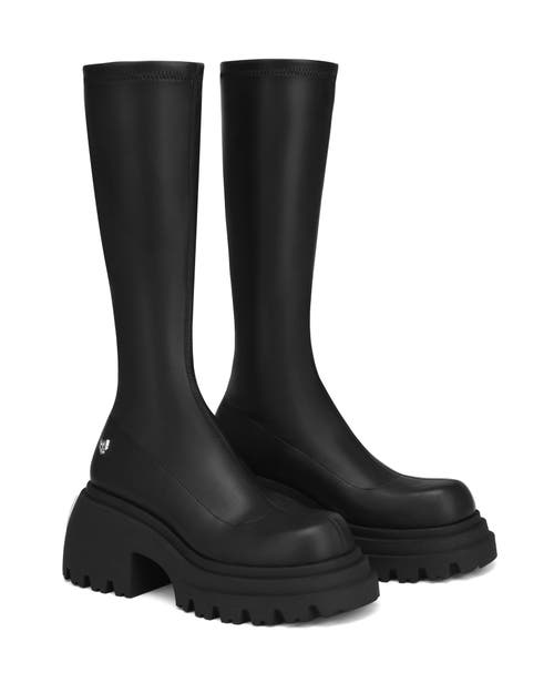 Naked Wolfe Scar Stretch Platform Boot In Multi