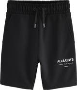 smALLSAINTS by ALLSAINTS Kids' Underground Logo Graphic Sweat Shorts
