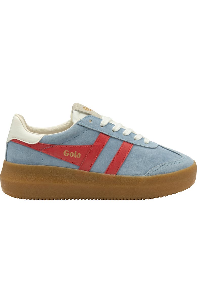 Gola Athena Sneaker, Alternate, color, Air/ Coral/ Off White/ Gum