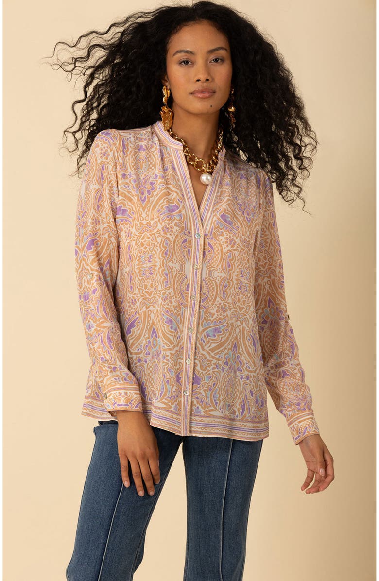 Halebob Yaretzi Silk Top, Alternate, color,