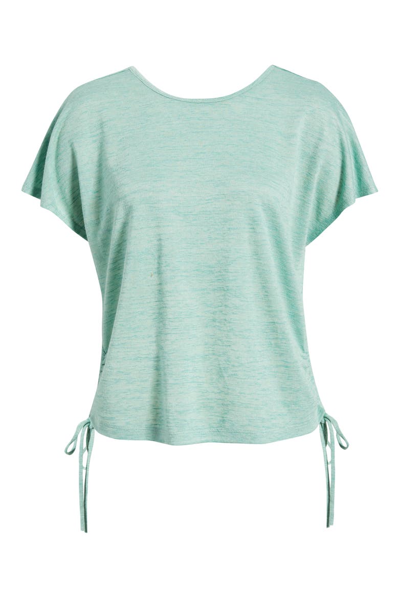 Side Tie Knit Top, Alternate, color, PATINA