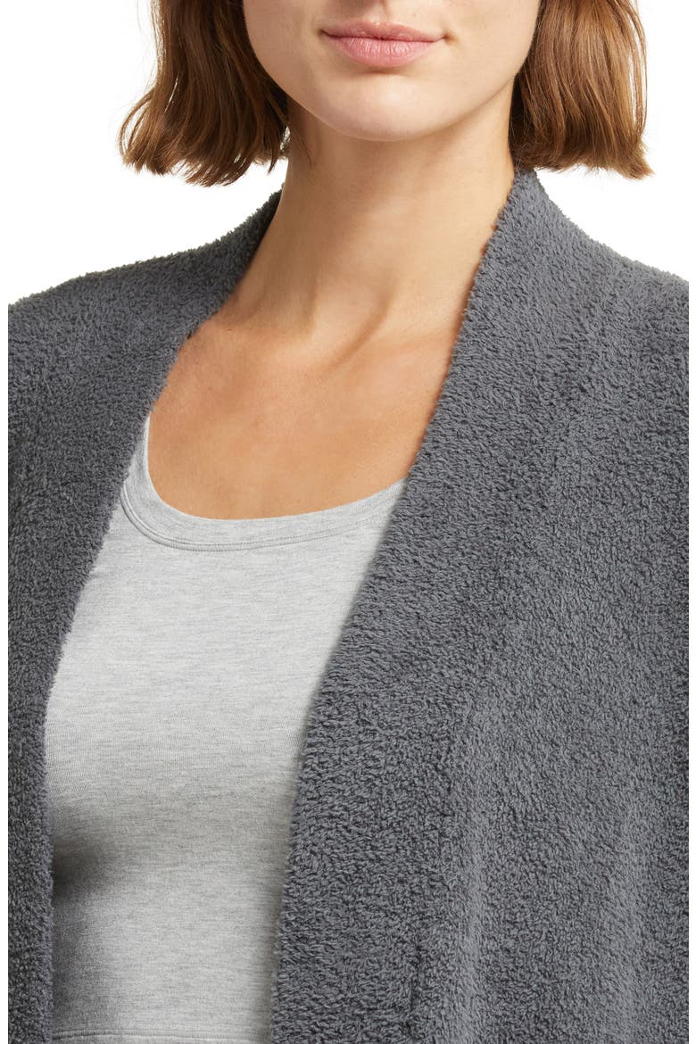 Kallie Longline Cardigan, Alternate, color, OBSIDIAN