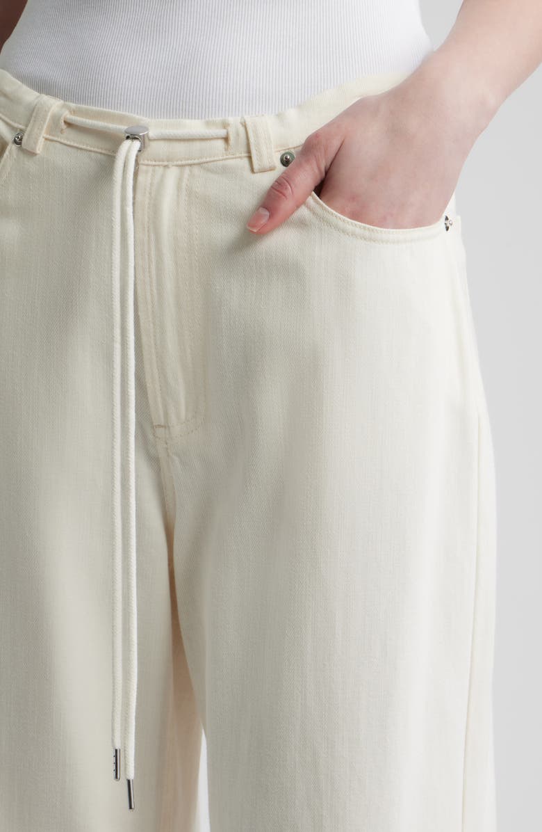 Rails Normandie Drawstring Wide Leg Jeans, Alternate, color, Ivory