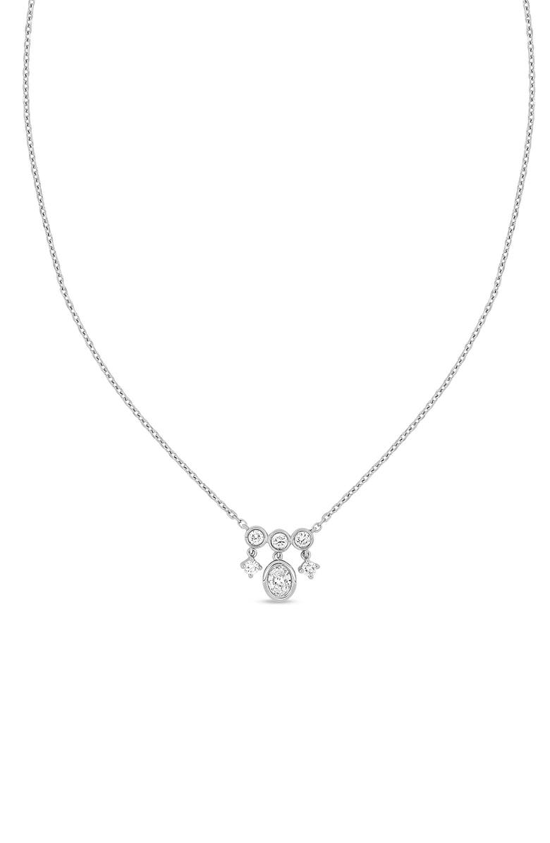Bony Levy Monaco 18K White Gold Diamond Pendant Necklace, Main, color, 